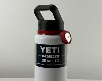 For the Yeti Rambler 36oz Bottle - Customizable Name Band with AirTag Holder – Personalized, Functional and Stylish