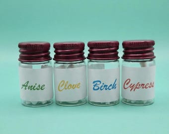 Scent Work Training Odors – Anise, Birch, Clove, Cypress Infused Tips
