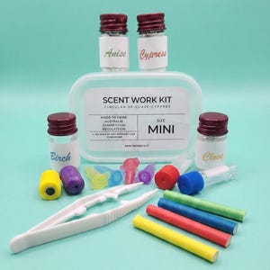 Scent Work Kit - Dogs Australia Competion Grade - Anise - Birch - Clove- Cypress  Overseas  AKC Scent Work Training Kit American Kennel Club
