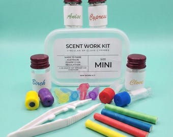 Scent Work Kit - Hunde Australien Competion Grade - Anis-Birke-Nelke-Zypresse Overseas AKC Scent Work Training Kit American Kennel Club