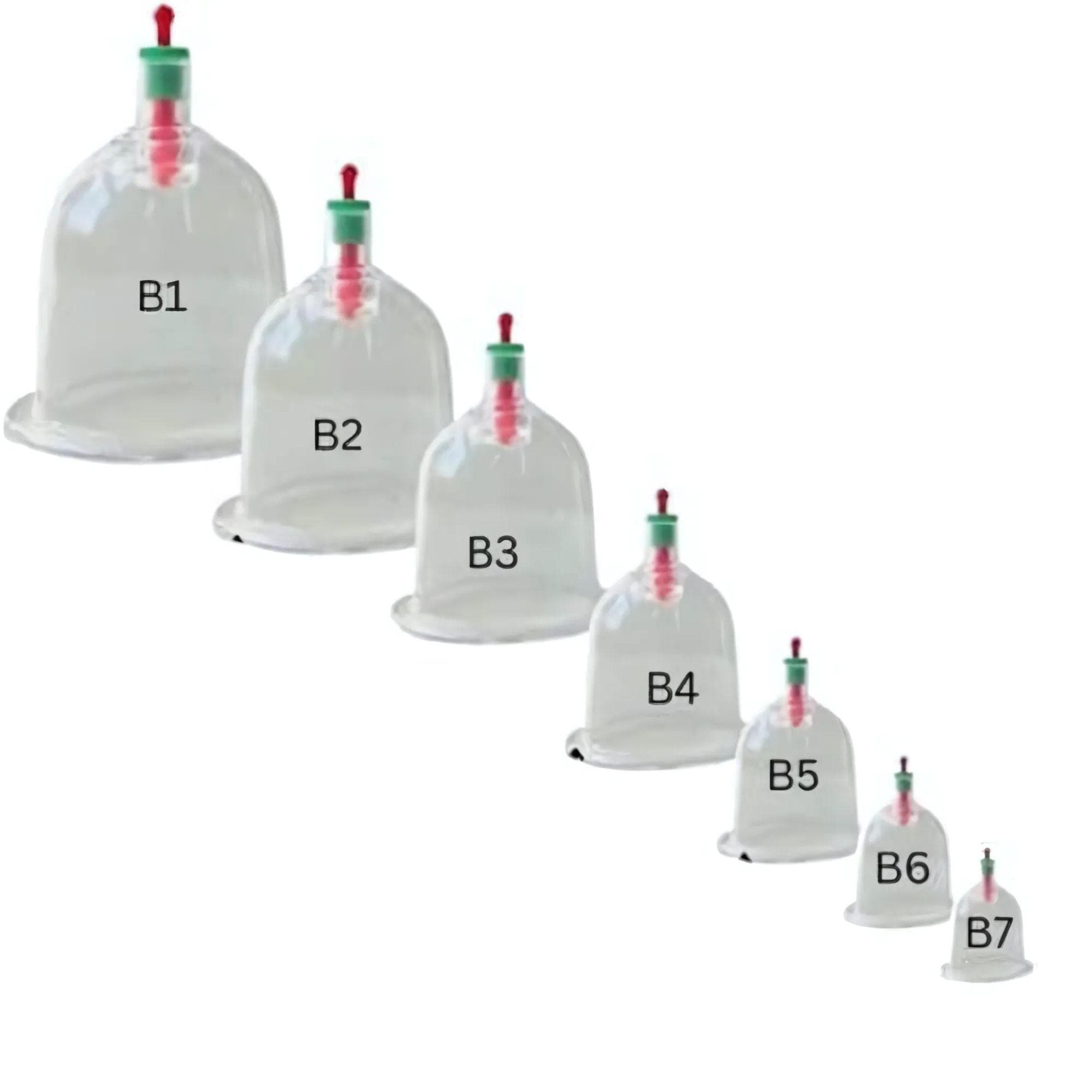 105 Quantity Hijama Strong Cupping Cups, 7 Sizes Household Pull Out Vacuum Cupping Kit, Massage Medical Suction Cup, Multiple Sizes Therapy