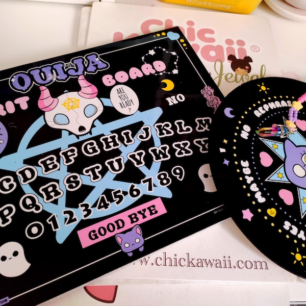 Ouija kawaii och pendelbräda. Supersöt!