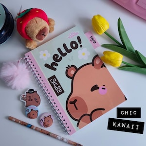 Schicke Kawaii-Capybara-Agenda, Planer