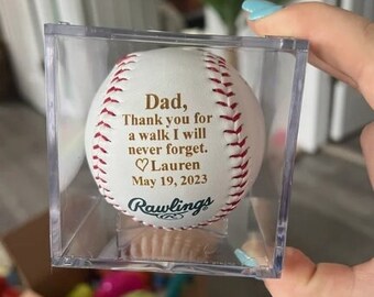 Personalized Father of The Bride Gift, Thank You for Walk I Will Never Forget, Gift For Dad, Custom Wedding Favor, Daughter Father Keepsake