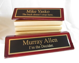 Desk Name Bar Etsy