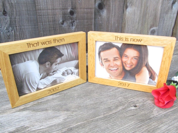 Gifts for Dads, Gift for Fathers, Grandpa Gift, Custom Father's Day Gift, Christmas Gift, Custom Birthday Gift, Engraved Double 4x6 Frame