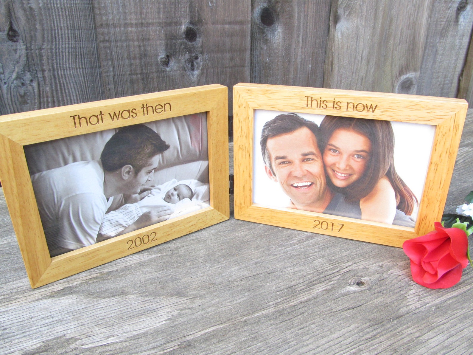 Engraved Dad And Me Leatherette Photo Album