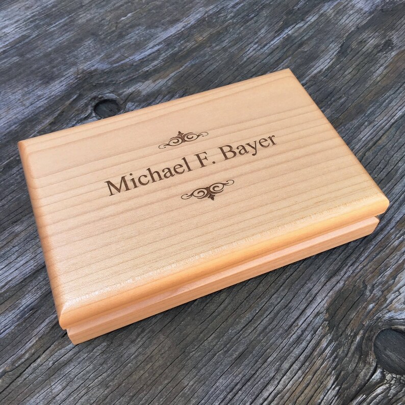 Personalized Mens Wood Valet Box Best Man Gift Engraved Etsy