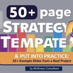 McKinsey Framework Template - Strategy and Data Toolkit + Real Project Slides | Consulting Presentation | Framework, Storytelling, Examples
