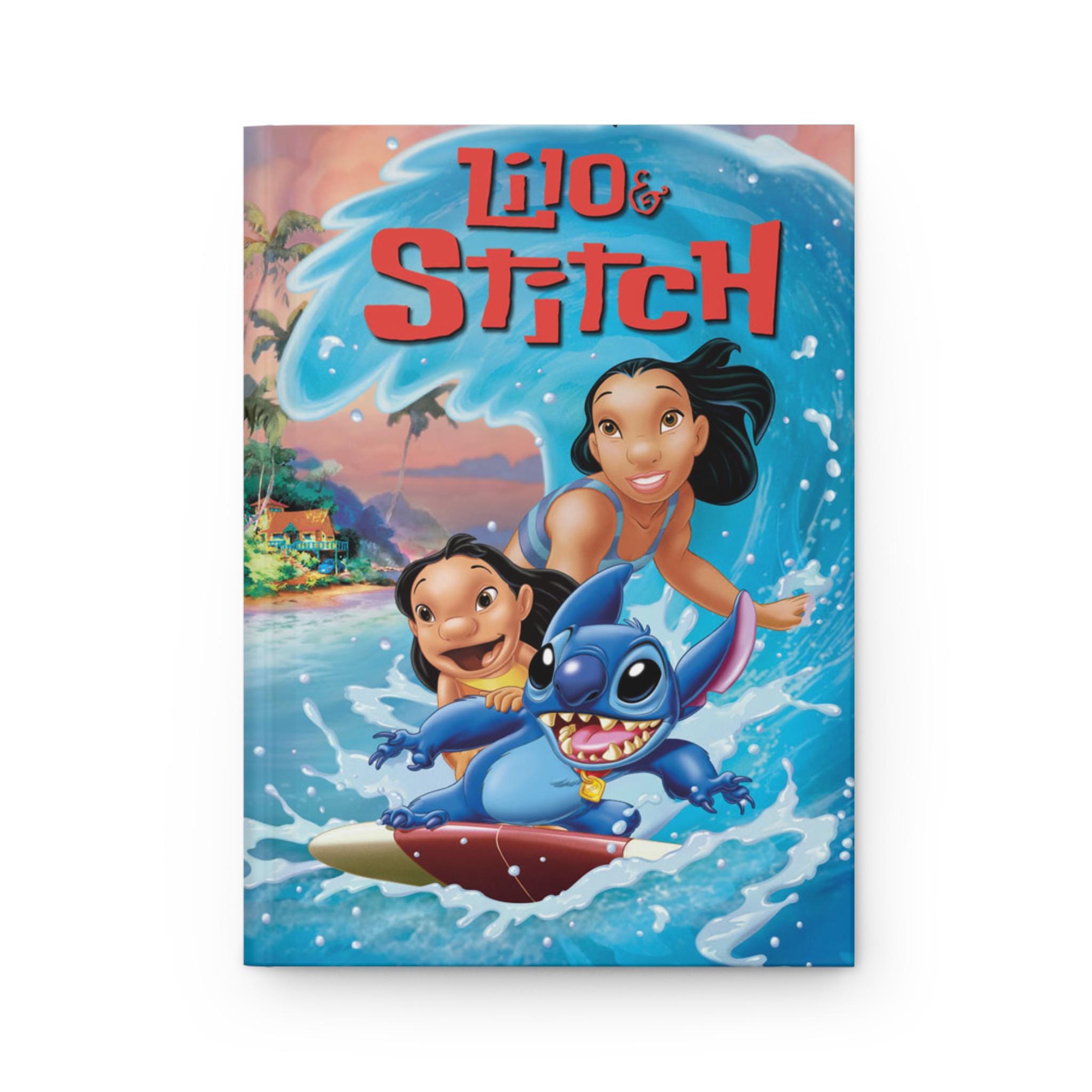 Lilo & Stitch Journal, Adorable Notebook, Gift for Kids, Surfing Theme, Disney Fans, Back to School, Birthday, Christmas Gift.