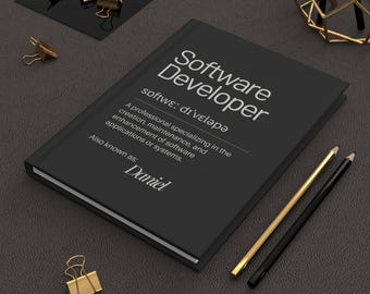 Personalized Software Developer Journal: Tech Gift
