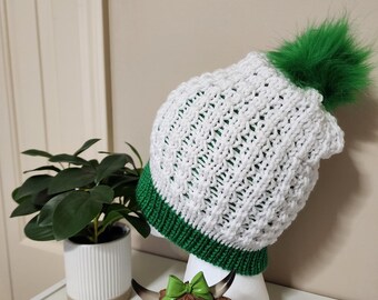 St. Patrick's Day themed beanie