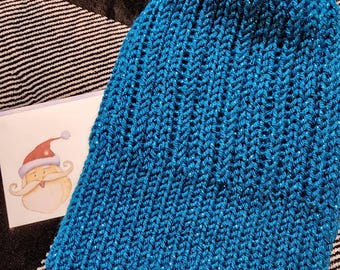 Teal Sparkle Beanie