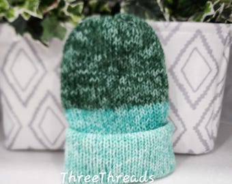 Shades of Teal Beanie
