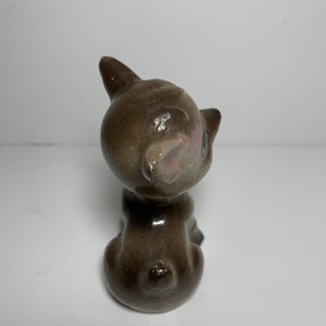 Vintage Sad Deer Fawn Figurine Cute Midcentury Forest Animal Ceramic/Porcelain Figure Decor image 5