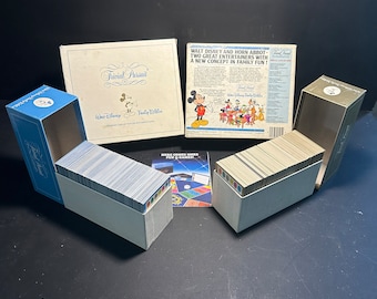 Vintage 1985 Walt Disney Family Edition Trivial Pursuit Board Game Extension Card Set