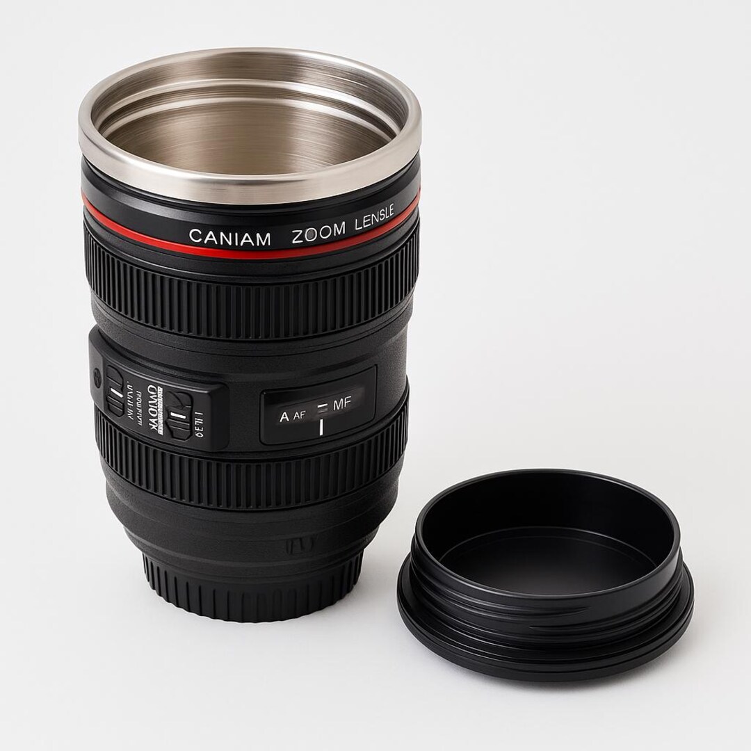 Camera Lens Coffee Mug With Lid – Photography Gift – New - Etsy