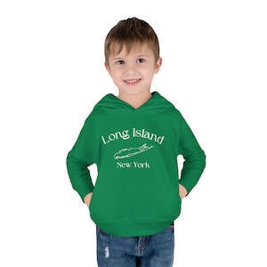 Long Island NY Toddler Hoodie: Fleece Pullover Sweatshirt
