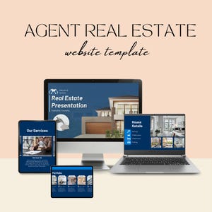 Real Estate Showit Website | Real Estate Agent Website Template | Showit Website Template | Website for Real Estate Marketing | Real Estate
