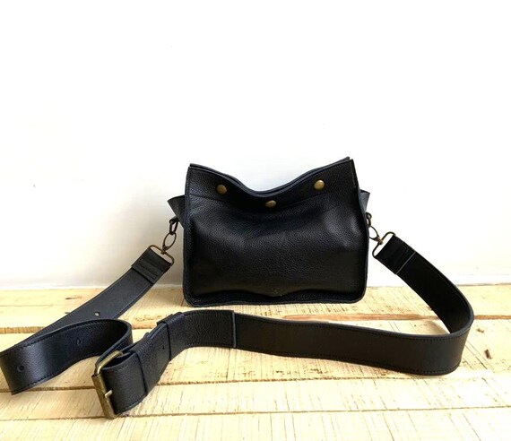 black leather bag crossbody