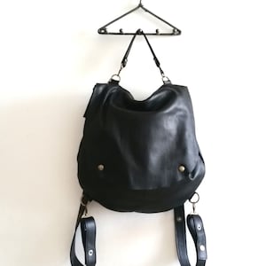 Black Leather backpack