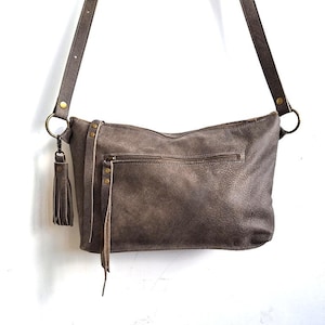 Bolso Nomi, bolso bandolera - GRIS