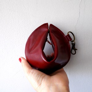 Coin wallet purse Fortune cookie The Perfect Gift red image 1