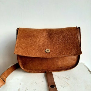 Small brown leather bag, Crossbody Bags image 5