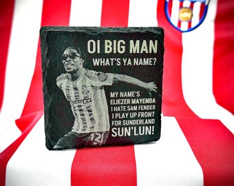 Eliezer Mayenda - Sunderland Slate Coaster | SAFC Fan Gift | Mix & Match | Build Your Own Set | Personalised Football Gift