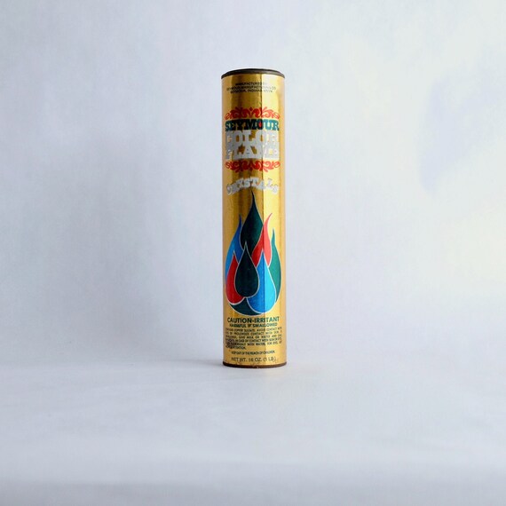 Vintage Seymour 1970 S Color Flame Crystals For Fireplace Etsy