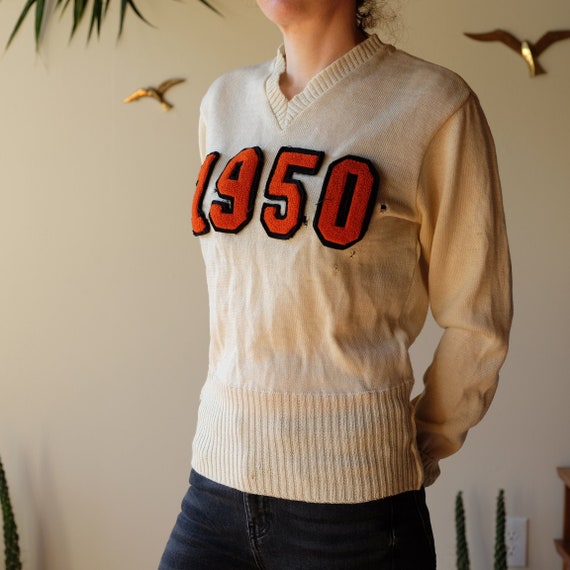 Vintage Kandel Knitting Mills Wool 1950's Wool Che