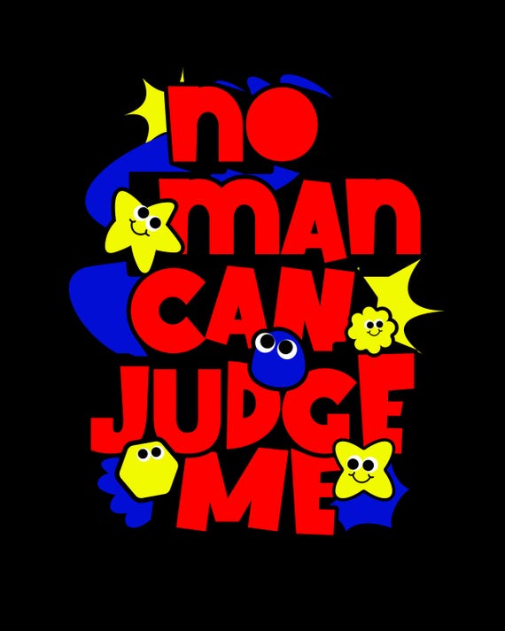 No man can judge man" png files.