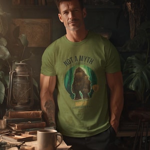 Bigfoot Shirt Not a Myth Just Introverted Sasquatch Tee Funny Cryptid T Shirt Folklore Gift