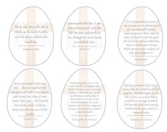 Citas de Pascua SUD para imprimir / Actividad de Pascua centrada en Cristo para niños / Búsqueda religiosa de huevos de Pascua / Imprimibles de Pascua con versículos bíblicos / Familia