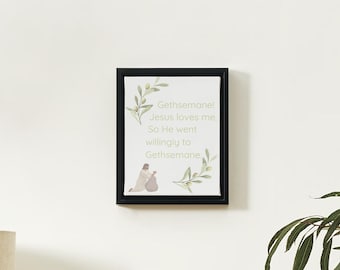 Cita de Pascua de los Santos de los Últimos Días: Getsemaní