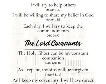 Convenios bautismales SUD imprimibles