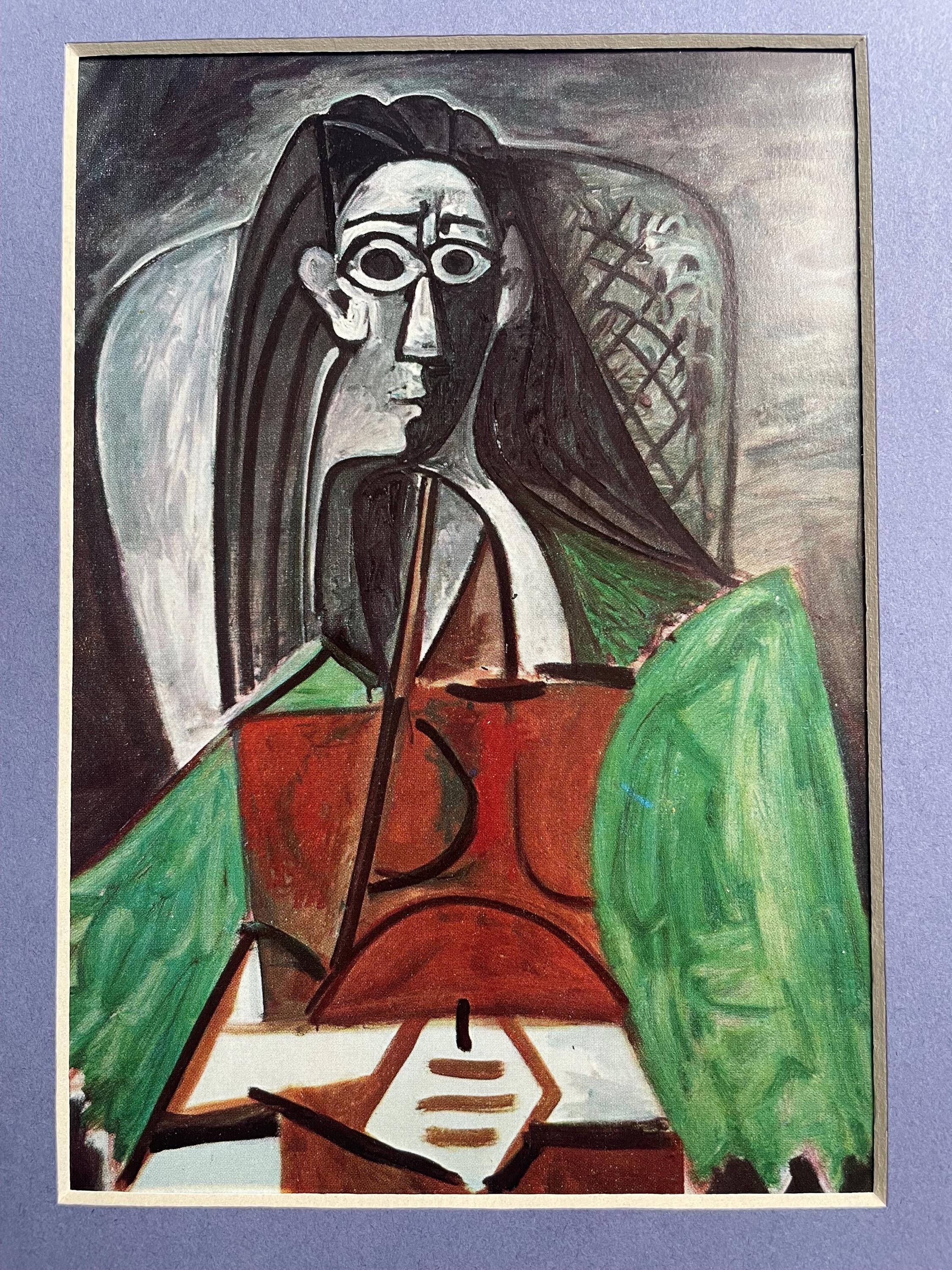 Original 1964 Picasso Image: Jacqueline in a Rocking Chair - Etsy