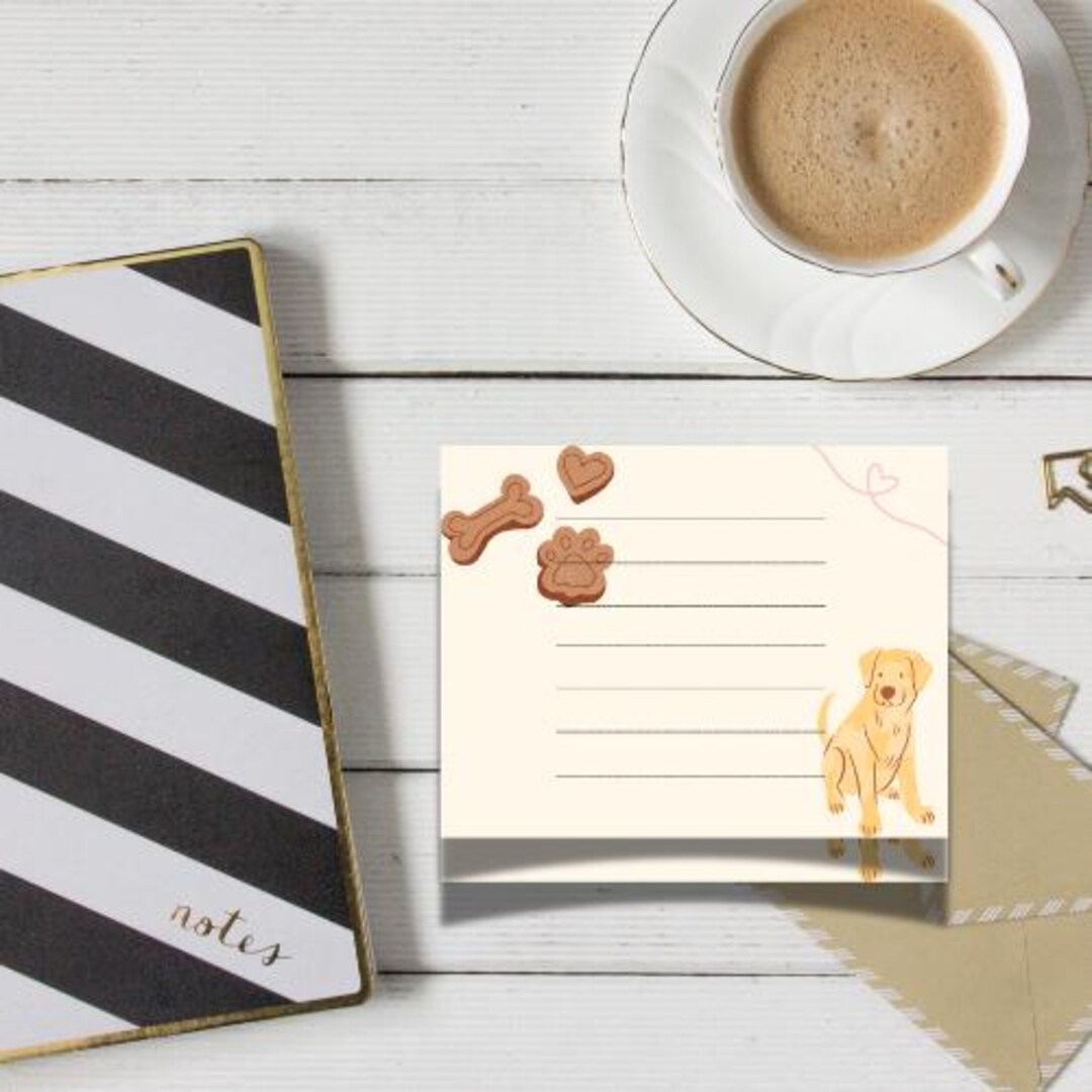 Dog Notepad Design Digital Printable - Etsy UK