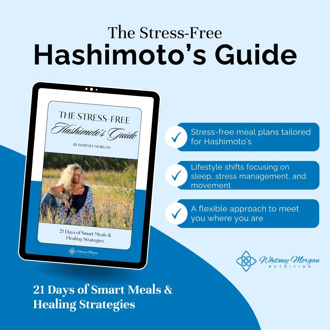 The Stress-Free Hashimoto's Guide - 21 Days of Smart Meals & Healing Strategies | Instant Download | Hashimoto’s and Thyroid-Friendly