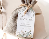 PRINTABLE Storybook Baby Shower Thank You Tags | Fairytale Shower | Fully Editable Text | Edit Text in Corjl Design App Il_170x135