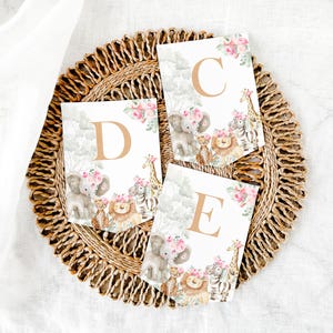 PRINTABLE Wild One Bunting Banner- Pink, Editable Letter Pieces ...