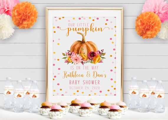 etsy pumpkin baby shower