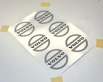 Volvo Hydra wheel caps waterslide decal
