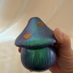 Mushroom container and decor