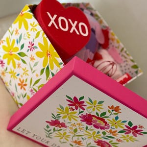 Self-Care Gift Set: Teddy Bear, Lip Balm & Candy in Reusable Box