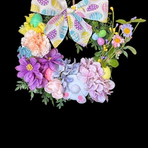 Baby bunny butt wreath. spring decor, Easter decor