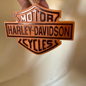 Barra y escudo de Harley Davidson
