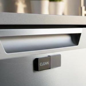Clean Dirty Dishwasher Magnet Sign – Minimalist Style Kitchen Helper