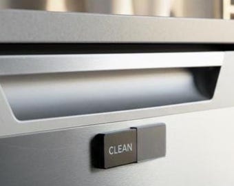 Clean Dirty Dishwasher Magnet Sign – Minimalist Style Kitchen Helper
