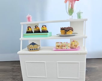 Odoria Miniature 1/12 Boulangerie Vitrine Accessoire Maison de Poupée